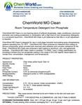 MO CLEAN Product Bulletin